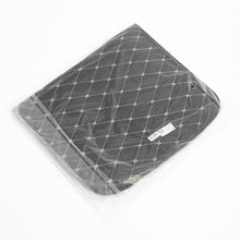 Заредете изображение във визуализатора на галерията – Protective leather mat for car seat anti-kick with organizer black
