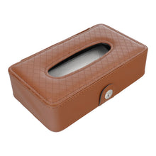 Заредете изображение във визуализатора на галерията – Tissue box with strap brown
