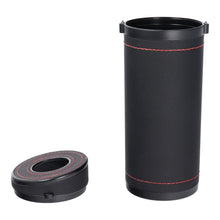 Заредете изображение във визуализатора на галерията – Tube-shaped tissue dispenser with glass break option black
