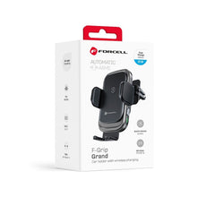 Заредете изображение във визуализатора на галерията – FORCELL F-GRIP Grand (F-24) wireless charging holder 15W silver
