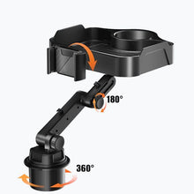 Заредете изображение във визуализатора на галерията – Car table with phone holder CP2008 black
