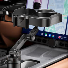 Заредете изображение във визуализатора на галерията – Car table with phone holder CP2008 black
