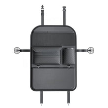 Заредете изображение във визуализатора на галерията – Car organizer for front seats with compartments D03 black
