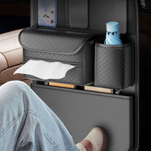 Заредете изображение във визуализатора на галерията – Car organizer for front seats with compartments D03 black
