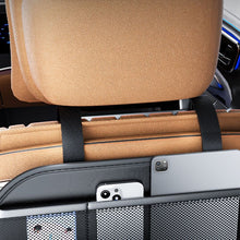 Заредете изображение във визуализатора на галерията – Car organizer for front seats with compartments D03 black
