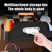 Заредете изображение във визуализатора на галерията – Car organizer for front seats with compartments SN-517 black
