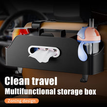 Заредете изображение във визуализатора на галерията – Car organizer for front seats with compartments OXFORD black
