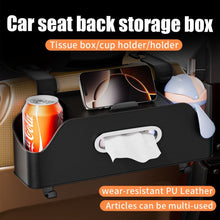 Заредете изображение във визуализатора на галерията – Car organizer for front seats with compartments OXFORD black
