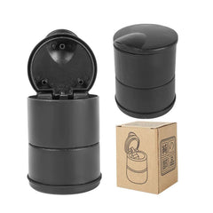 Car ashtray with LED light black