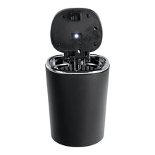 Заредете изображение във визуализатора на галерията – Car ashtray with LED light black
