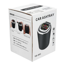 Заредете изображение във визуализатора на галерията – Car ashtray with LED light black
