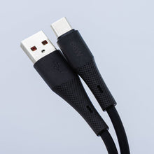 Заредете изображение във визуализатора на галерията – FORCELL F-ENERGY C342 cable USB A to Type C QC4.0 3A 66W Silicone 1 m black
