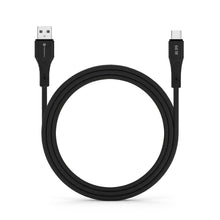 Заредете изображение във визуализатора на галерията – FORCELL F-ENERGY C342 cable USB A to Type C QC4.0 3A 66W Silicone 1 m black

