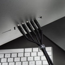 Заредете изображение във визуализатора на галерията – FORCELL F-ENERGY C342 cable USB A to Type C QC4.0 3A 66W Silicone 1 m black
