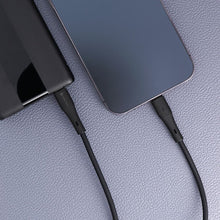 Заредете изображение във визуализатора на галерията – FORCELL F-ENERGY C346 cable Type C to Lightning PD 3A 27W Silicone 1 m black
