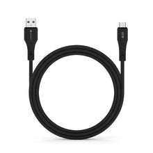Заредете изображение във визуализатора на галерията – FORCELL F-ENERGY C341 cable USB A to Micro USB QC3.0 2,4A 18W Silicone 1 m black
