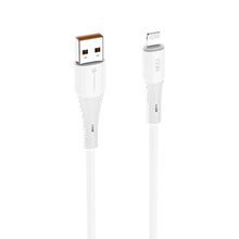 Заредете изображение във визуализатора на галерията – FORCELL F-ENERGY C343 cable USB A to Lightning 2,4A 12W Silicone 1 m white
