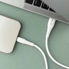 Заредете изображение във визуализатора на галерията – FORCELL F-ENERGY C343 cable USB A to Lightning 2,4A 12W Silicone 1 m white
