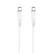 Заредете изображение във визуализатора на галерията – FORCELL F-ENERGY C344 cable Type C to Type C QC4.0 PD 3A 60W Silicone 1 m white
