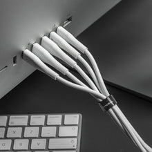 Заредете изображение във визуализатора на галерията – FORCELL F-ENERGY C344 cable Type C to Type C QC4.0 PD 3A 60W Silicone 1 m white
