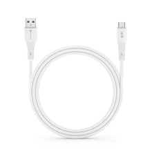 Заредете изображение във визуализатора на галерията – FORCELL F-ENERGY C341 cable USB A to Micro USB QC3.0 2,4A 18W Silicone 1 m white
