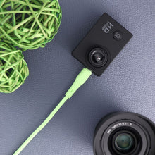 Заредете изображение във визуализатора на галерията – FORCELL F-ENERGY C341 cable USB A to Micro USB QC3.0 2,4A 18W Silicone 1 m green

