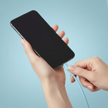 Заредете изображение във визуализатора на галерията – FORCELL F-ENERGY C344 cable Type C to Type C QC4.0 PD 3A 60W Silicone 1 m blue
