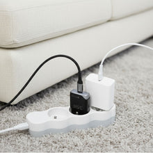 Заредете изображение във визуализатора на галерията – FORCELL F-ENERGY GaN III B135101-E Ultra Slim travel charger 1 x Type C + USB A PD QC4.0 3A 35W black
