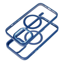 Заредете изображение във визуализатора на галерията – Гръб COLOR EDGE MAG COVER съвместим с MagSafe за IPHONE 17 Air тъмно син син
