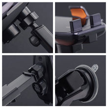 Заредете изображение във визуализатора на галерията – Forcell F-GRIP HS6 car holder with wireless charger with glass and air vent mount black
