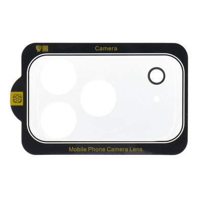 5D протектор за камера пълно покритие за iPhone 17 Pro Прозрачен