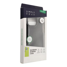 Заредете изображение във визуализатора на галерията – ROAR case RAINBOW BUMPER compatible with MagSafe for IPHONE 15 Pro black
