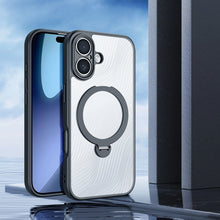 Заредете изображение във визуализатора на галерията – DUX DUCIS case AIMO MAG STAND compatible with MagSafe for IPHONE 17 black
