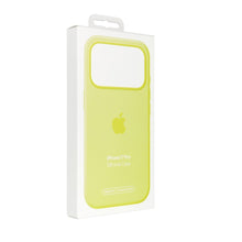 Заредете изображение във визуализатора на галерията – iPhone 17 Pro Silicone Case with MagSafe – Neon Yellow
