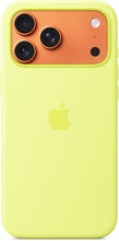 Заредете изображение във визуализатора на галерията – iPhone 17 Pro Max Silicone Case with MagSafe – Neon Yellow
