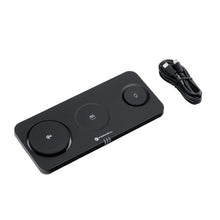 Заредете изображение във визуализатора на галерията – FORCELL F-ENERGY MagNetix 3w1 Qi2 20,5W wireless charger compatible with MagSafe black
