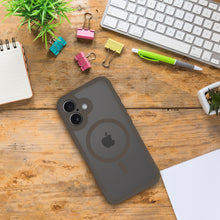 Заредете изображение във визуализатора на галерията – Гръб FULL MATTE MAG COVER съвместим с MagSafe за SAMSUNG S25 кафяв
