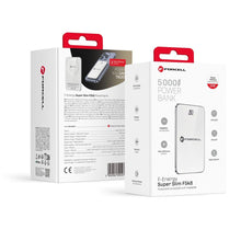 Заредете изображение във визуализатора на галерията – FORCELL F-ENERGY F5K8 Super Slim powerbank compatible with MagSafe PD3.0 QC4.0 15W 5000 mAh white
