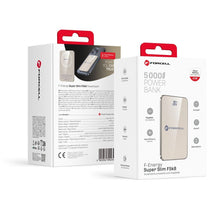 Заредете изображение във визуализатора на галерията – FORCELL F-ENERGY F5K8 Super Slim powerbank compatible with MagSafe PD3.0 QC4.0 15W 5000 mAh titanium dessert
