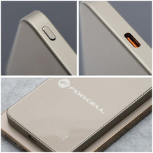 Заредете изображение във визуализатора на галерията – FORCELL F-ENERGY F5K8 Super Slim powerbank compatible with MagSafe PD3.0 QC4.0 15W 5000 mAh titanium dessert
