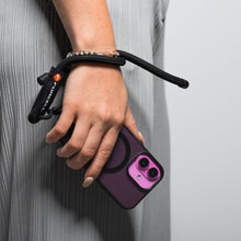 Заредете изображение във визуализатора на галерията – FORCELL F-DESIGN R10X40 wrist phone lanyard with adjustable length (max 20cm in the loop) black
