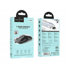 Заредете изображение във визуализатора на галерията – HOCO computer wireless mouse 2,4G 1600 dpi GM29 dark night black
