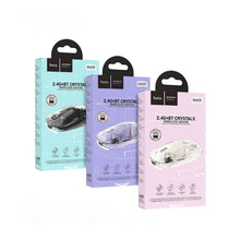 Заредете изображение във визуализатора на галерията – HOCO компютърна безжична мишка 2,4G 1600 dpi GM29 космически бял
