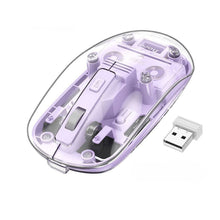 Заредете изображение във визуализатора на галерията – HOCO computer wireless mouse 2,4G 1600 dpi GM29 romantic purple
