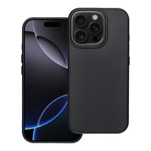 Заредете изображение във визуализатора на галерията – Гръб Carbon Elite Mag Cover съвместим с MagSafe за IPHONE 16 черен
