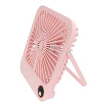 Заредете изображение във визуализатора на галерията – Desk fan with adjustable stand W30 pink
