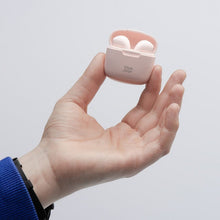 Заредете изображение във визуализатора на галерията – BLUE STAR wireless earphones bluetooth TWS FI7 powder pink
