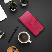 Заредете изображение във визуализатора на галерията – Калъф тип книга MEZZO за SAMSUNG A36 5G teddy bear магента
