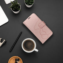 Заредете изображение във визуализатора на галерията – Калъф тип книга MEZZO за SAMSUNG A56 5G teddy bear розов златист
