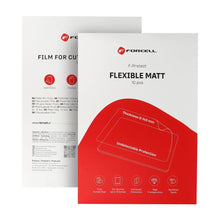 Заредете изображение във визуализатора на галерията – FORCELL F-PROTECT FLEXIBLE TABLET MATT - TPH film for smart cutting machine for tablets max 13" (10 pcs/set)
